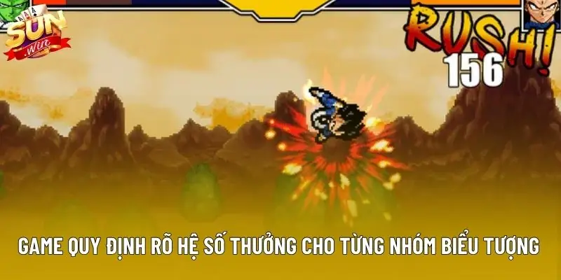 Game quy định rõ hệ số thưởng cho từng nhóm biểu tượng Game quy định rõ hệ số thưởng cho từng nhóm biểu tượng