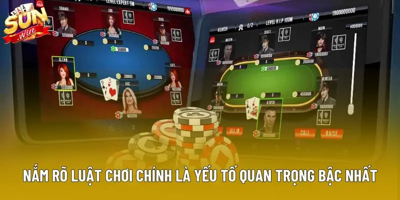 Nắm rõ luật chơi chính là yếu tố quan trọng bậc nhất Nắm rõ luật chơi chính là yếu tố quan trọng bậc nhất