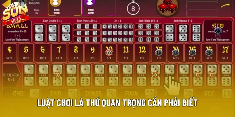 Luật chơi là thứ quan trọng cần phải biết Luật chơi là thứ quan trọng cần phải biết