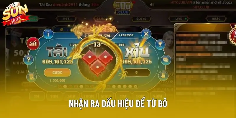 Nhận ra dấu hiệu để từ bỏ Nhận ra dấu hiệu để từ bỏ