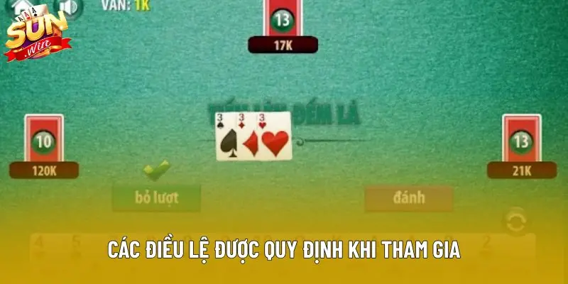 Các điều lệ được quy định khi tham gia Các điều lệ được quy định khi tham gia